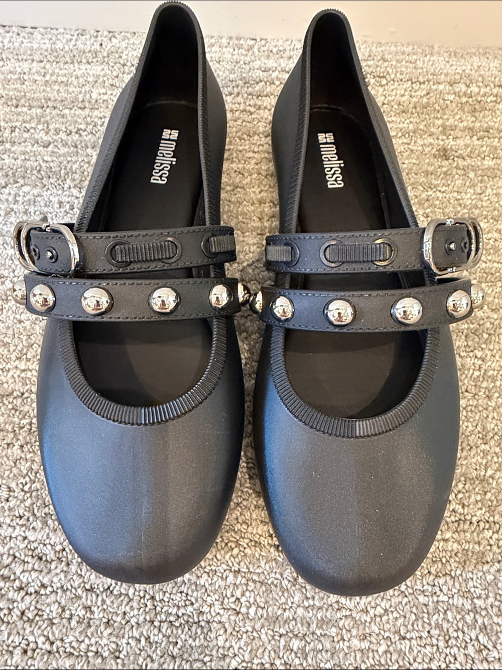 Melissa Soft Studded Ballerina Flat - Picture 6 of 12
